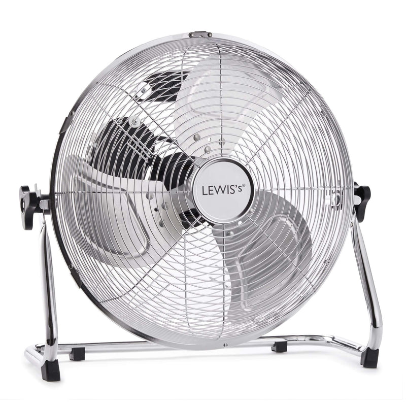 Lewis's 14 Inch Floor Fan  Velocity - Stainless Steel