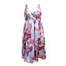 Womens Tie Dye Tunic Dress- Pink