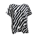 Women's Summer Print Crochet Top - White