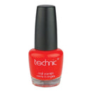 Technic 12ml One Coat Pillar Box Nail Varnish Polish Colour Manicure Pedicure