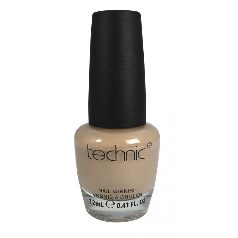 Technic 12ml One Coat Soy Latte Nail Varnish Polish Colour Manicure Pedicure