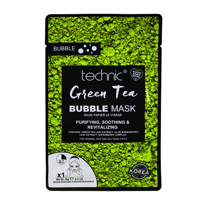 Technic Green Tea Bubble Face Mask