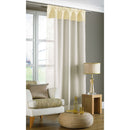 Opal Design Slot Top Voile Curtain Panels 145x225cm Cream