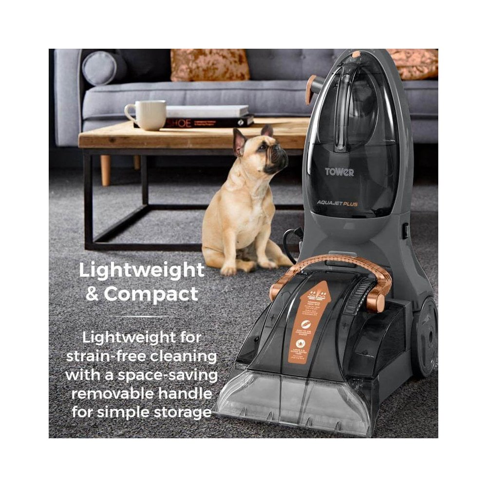 Tower AQUAJET Plus Carpet Washer Rose Gold and Grey