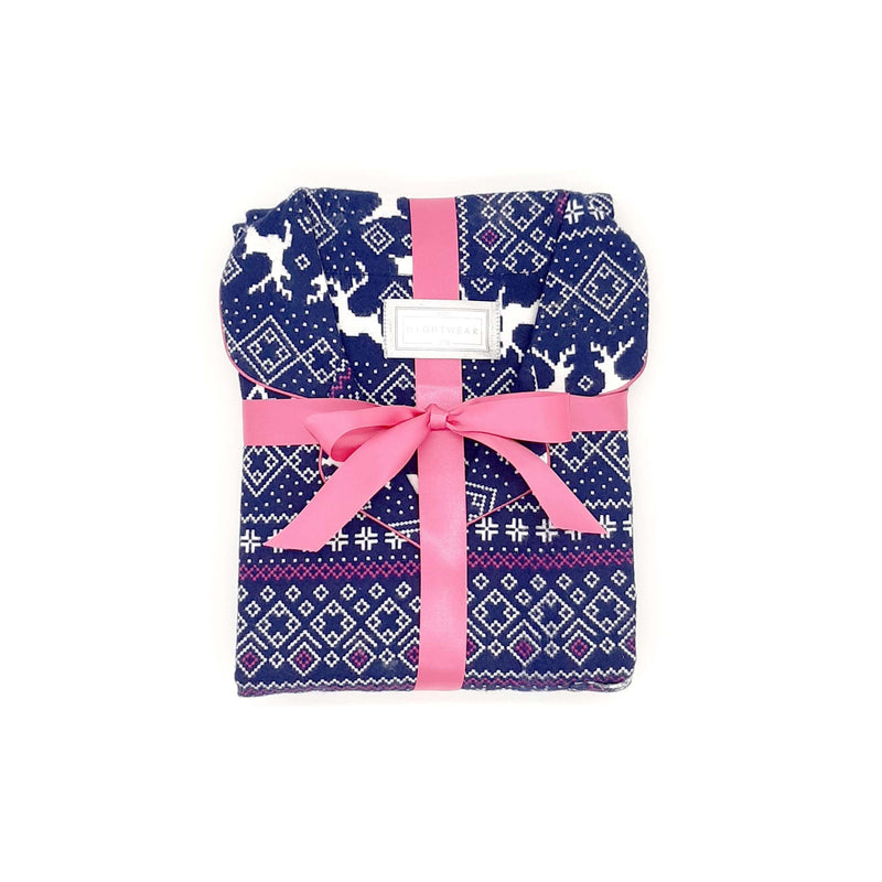 Womens Tru Fairisle Flannel Pyjamas Set