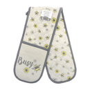 Country Club Novelty Design Double Oven Glove - Busy Bee