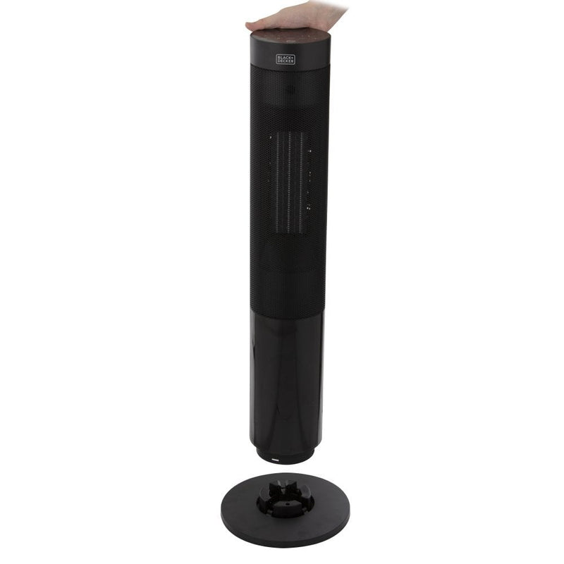 Black+Decker 2KW Ceramic Tower Heater with Flame Effect
