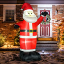 HOMCOM 8ft Inflatable Santa Claus