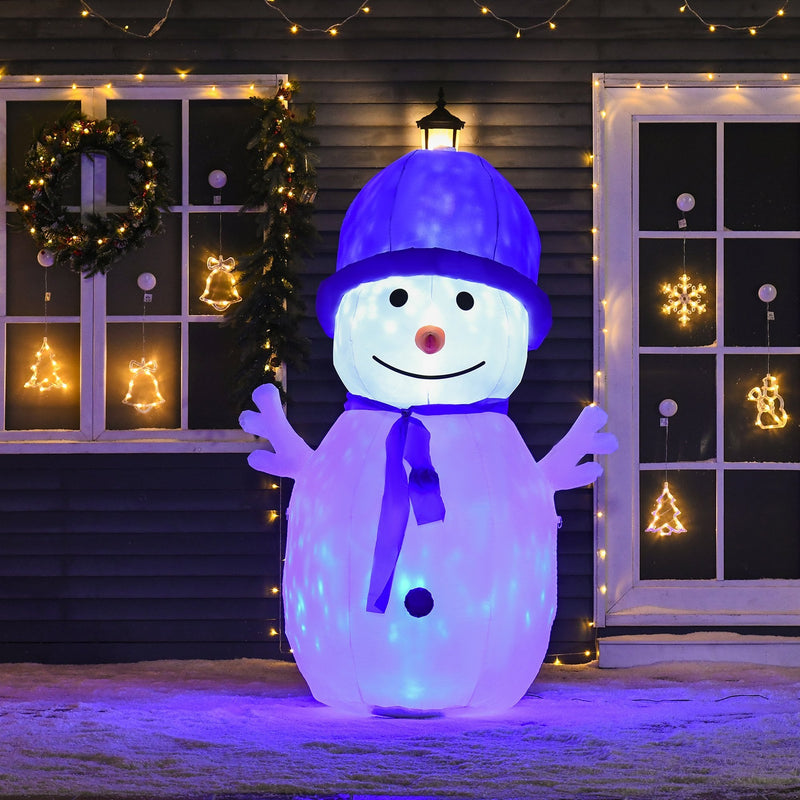 Christmas Time 1.8m Christmas Inflatable Snowman Outdoor Blow Up Decoration for Garden Lawn