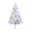Christmas Time 4.9ft Artificial PVC Christmas Tree w/ Ornaments White