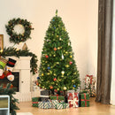 Christmas Time 6FT Prelit Artificial Christmas Tree W/ Warm White Light Home Xmas Decoration