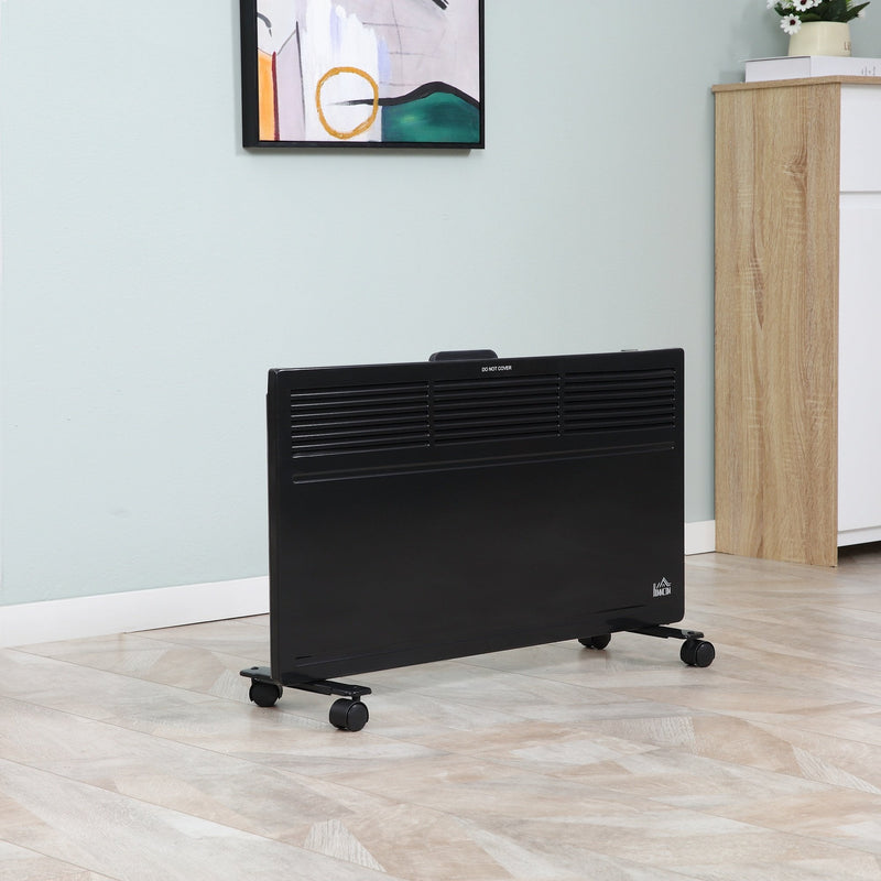 HOMCOM Home Savers Convector Radiator Heater Freestanding or Wall-mounted w/ Adjustable Thermostat