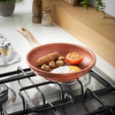 Sovereign Stone Copper Frying Pan, 20cm with Soft Touch Handle Home Kitchen