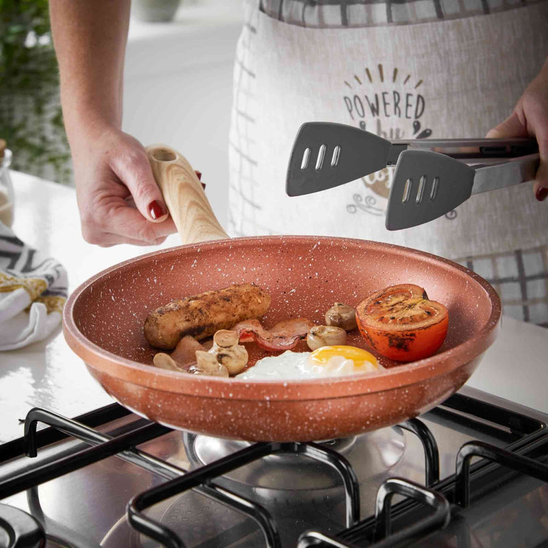 Lewis's  Sovereign Stone Copper Frying Pan 24cm