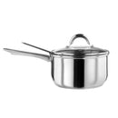 Lewis's Stainless Steel Chip Pan 22cm With 20cm Basket And Lid - Silver
