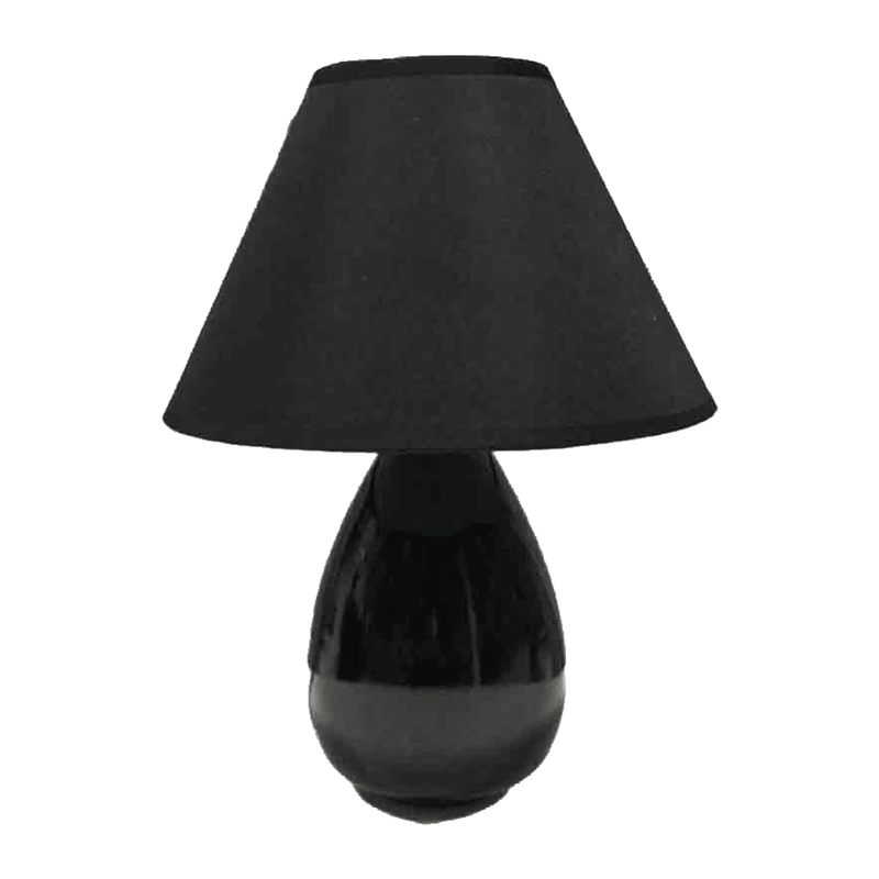 Grace Table Lamp - Black size 22.5cm x 29cm