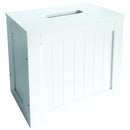 Lewis's Bathroom Storage Unit - White, 37cm x 17cm x 33cm