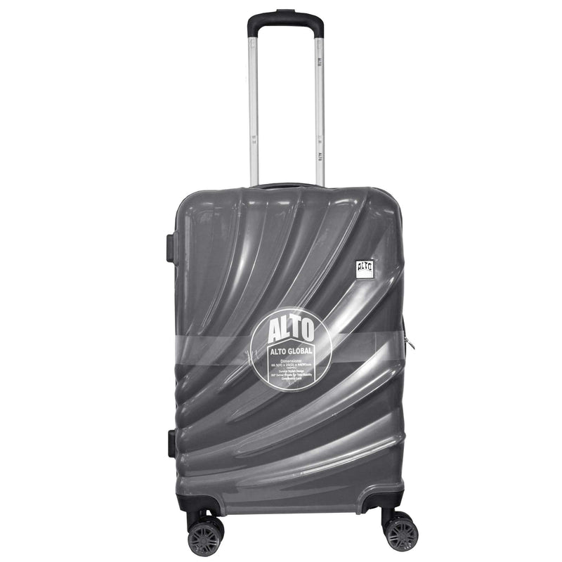 Alto Global ABS Luggage Suitcase - Charcoal