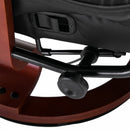 Recliner Chair, PU Leather, 100H cm-Black