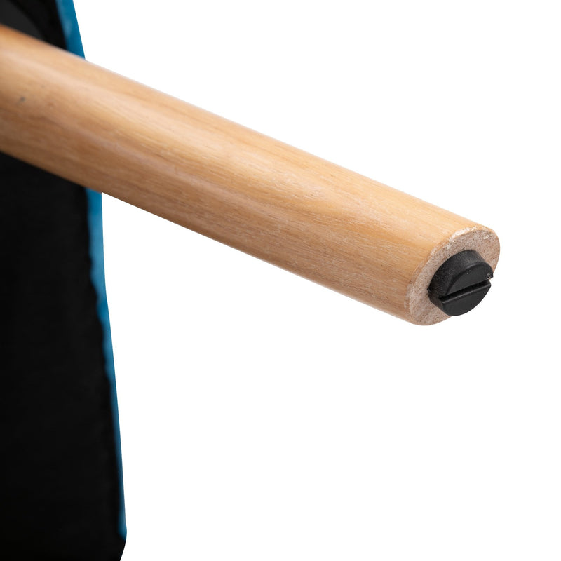 Faux Velvet Vertical Tufted Accent Chair Blue