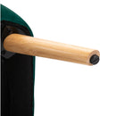 Faux Velvet Vertical Tufted Accent Chair Green