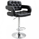 Bar Stool, Gas Lift, PU - Black