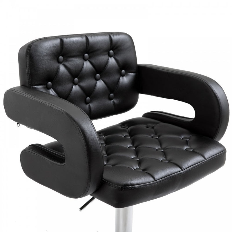 Bar Stool, Gas Lift, PU - Black