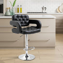 Bar Stool, Gas Lift, PU - Black