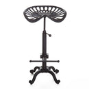 Bar Stool Industrial Metal Tractor Seat Adjustable Cast New Style Stool