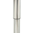 Square Height Adjustable Bar Table Counter Pub Desk with Metal Base for Home Bar, Dining Room, Kitchen, White Multi-role Modern Top Sturdy