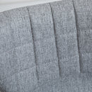 Bar Stools Set of 2 Swivel Stool Adjustable Height Bar Chairs with Footrest for Kitchen Dining Home Pub, Grey Pieces Chair with/ Pub