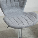 Bar Stools Set of 2 Swivel Stool Adjustable Height Bar Chairs with Footrest for Kitchen Dining Home Pub, Grey Pieces Chair with/ Pub