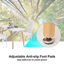 Scandinavian Dining Table With Adjustable Foot Pads Workstation Home Furniture Beech Wood Legs