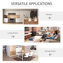 Dining Height Bar Stool Velvet-Touch Tufted Fabric Adjustable Height - Grey