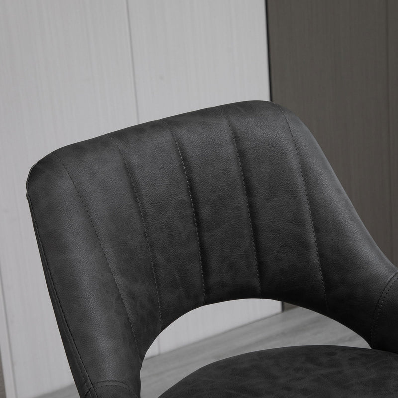Barstools Set of 2 Adjustable - Grey