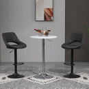Barstools Set of 2 Adjustable - Grey