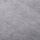 Backless Stackable Dining Stools Velvet-Touch Fabric Upholstered Round Chair with Steel Legs, Set of 4, Grey 4