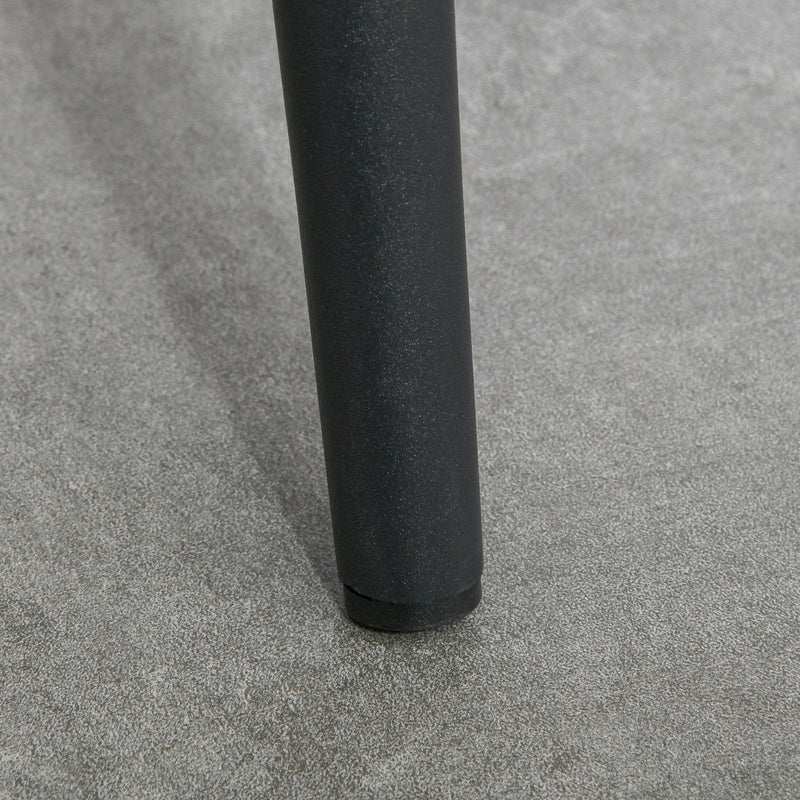 High Back Dining Chairs Modern Upholstered Velvet-Touch Fabric Accent Chairs with Metal Legs for Kitchen, Set of 2, Green