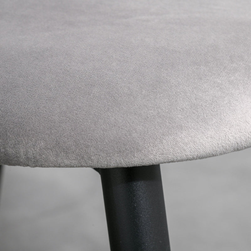 High Back Dining Chairs Modern Upholstered Velvet-Touch Fabric Accent Chairs with Metal Legs for Kitchen, Set of 2, Green