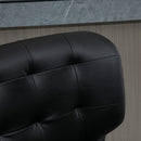 Bar stools Set of 2 Adjustable Height Swivel Bar Chairs with Footrest for Kitchen, Counter, Home Bar, Black Modern