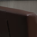 Bar stools Set of 2 Adjustable Height Swivel Bar Chairs with Footrest for Kitchen, Counter, Home Bar - Brown