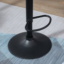 HOMCOM Adjustable Bar Stools Set of 2 - Dark Grey