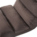 Folding Floor Sofa Bed Adjustable Lounger Sleeper Futon Mattress Chair W/Pillow-Brown