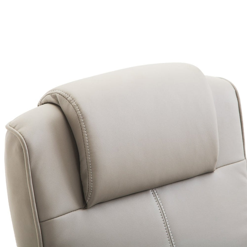 Adjustable Recliner PU Leather Swivel Executive High Back Armchair Lounge Seat W/ Footrest