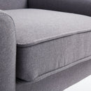 Armchair, 78Wx68Dx99H cm-Light Grey