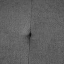 Faux Velvet Upholstered 3-Seater Sofa Bed