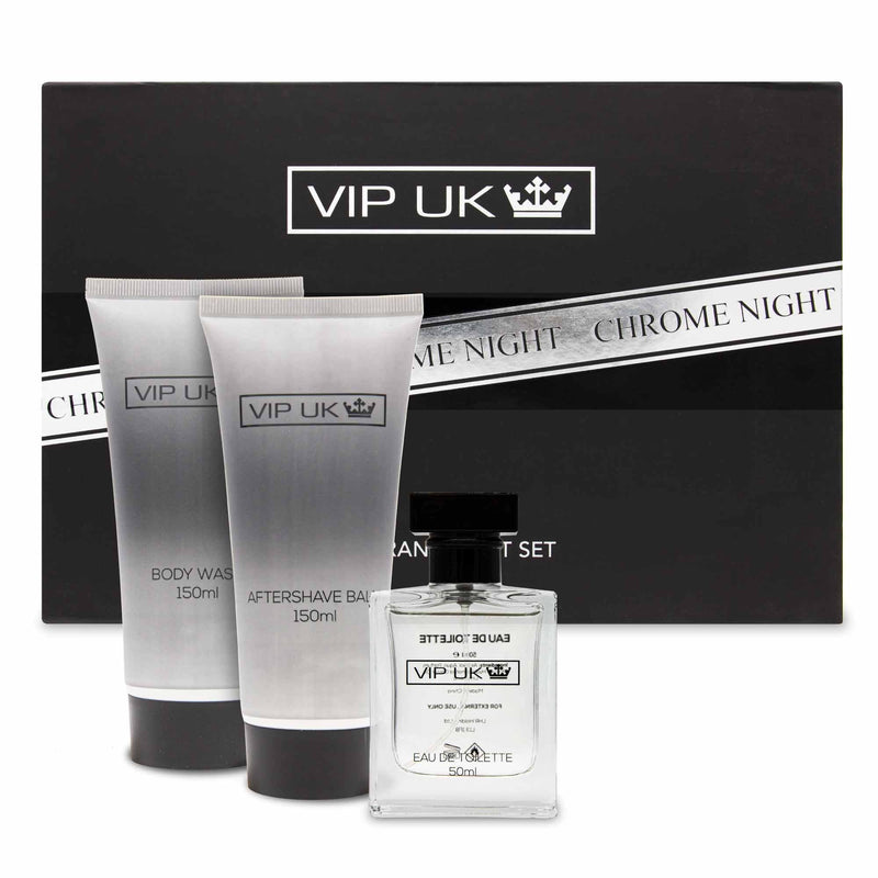 VIP UK Chrome Man Gift Set