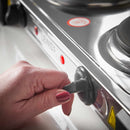 Lewis's Hotplate Twin - Stainless Steel