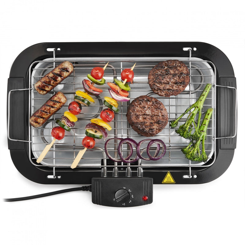 Lewis's Smokeless Electric Grill with Built in Drip Tray (2000W)
