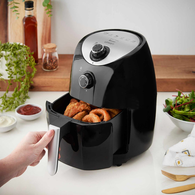 Lewis's Compact Air Fryer 2.4L 900W - Black